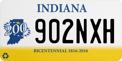 IN license plate 902NXH