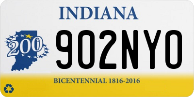 IN license plate 902NYO