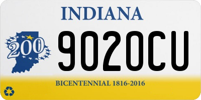 IN license plate 902OCU