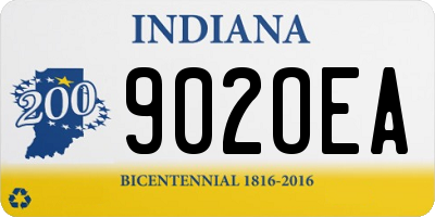 IN license plate 902OEA