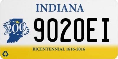 IN license plate 902OEI