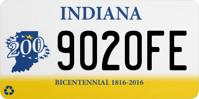IN license plate 902OFE