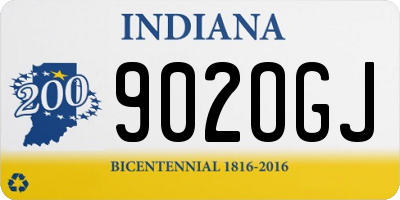 IN license plate 902OGJ