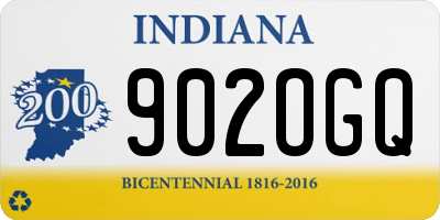 IN license plate 902OGQ