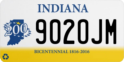 IN license plate 902OJM