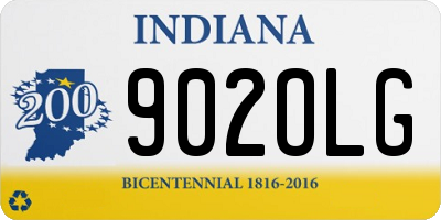 IN license plate 902OLG