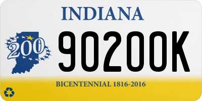 IN license plate 902OOK