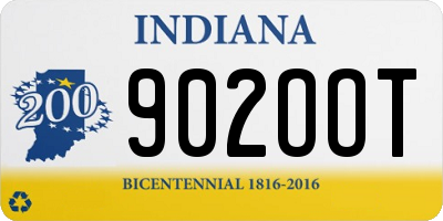 IN license plate 902OOT