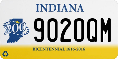 IN license plate 902OQM