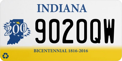 IN license plate 902OQW
