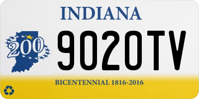 IN license plate 902OTV