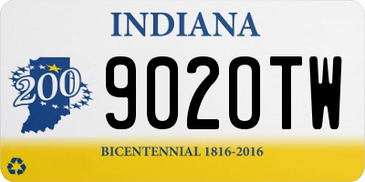 IN license plate 902OTW