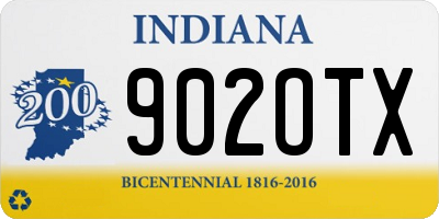 IN license plate 902OTX