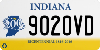 IN license plate 902OVD