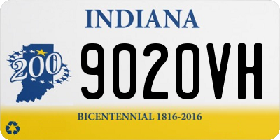 IN license plate 902OVH