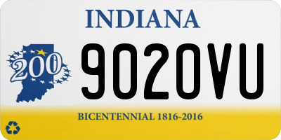 IN license plate 902OVU