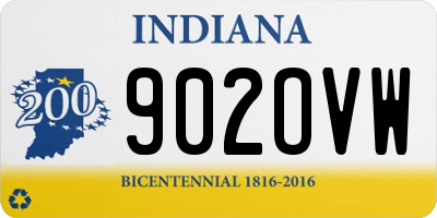 IN license plate 902OVW