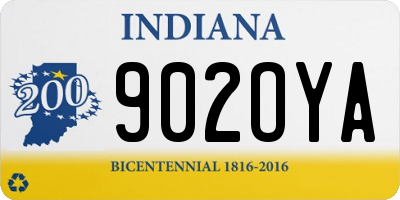 IN license plate 902OYA