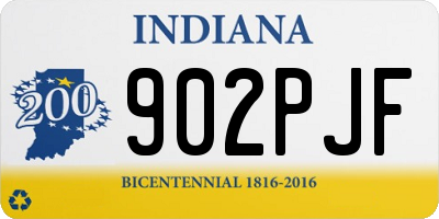 IN license plate 902PJF