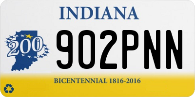 IN license plate 902PNN