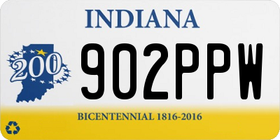 IN license plate 902PPW