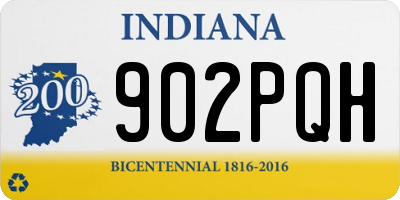 IN license plate 902PQH