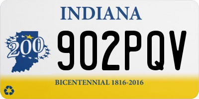 IN license plate 902PQV