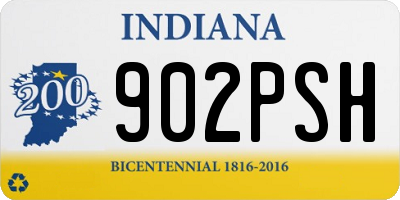 IN license plate 902PSH
