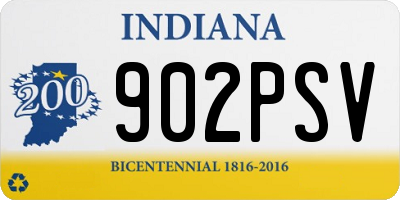 IN license plate 902PSV