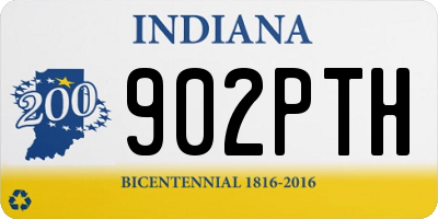 IN license plate 902PTH