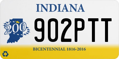 IN license plate 902PTT