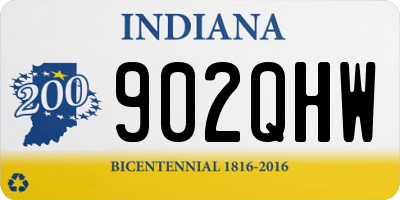 IN license plate 902QHW