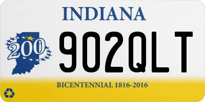 IN license plate 902QLT