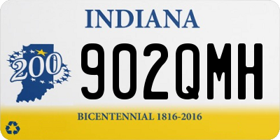 IN license plate 902QMH