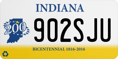 IN license plate 902SJU