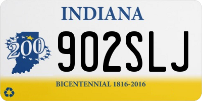 IN license plate 902SLJ