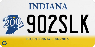 IN license plate 902SLK
