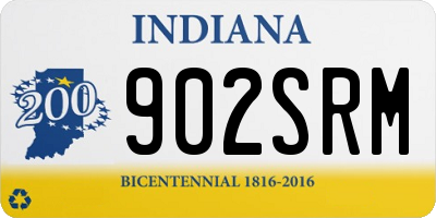 IN license plate 902SRM