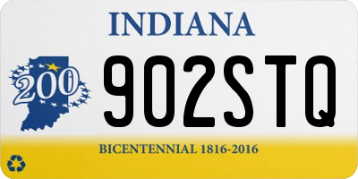 IN license plate 902STQ