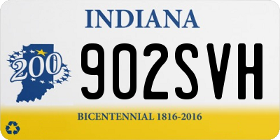 IN license plate 902SVH