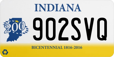 IN license plate 902SVQ