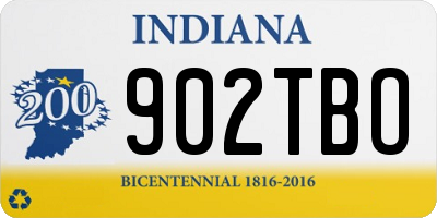 IN license plate 902TBO