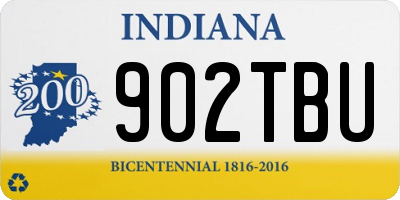 IN license plate 902TBU