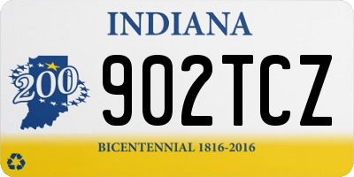 IN license plate 902TCZ
