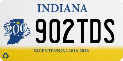 IN license plate 902TDS