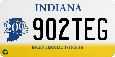 IN license plate 902TEG