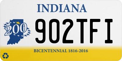 IN license plate 902TFI