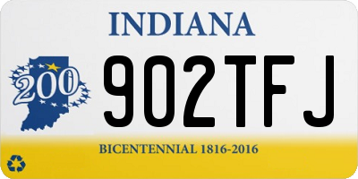 IN license plate 902TFJ