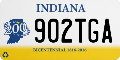 IN license plate 902TGA