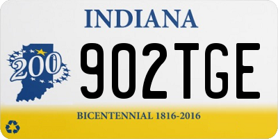 IN license plate 902TGE